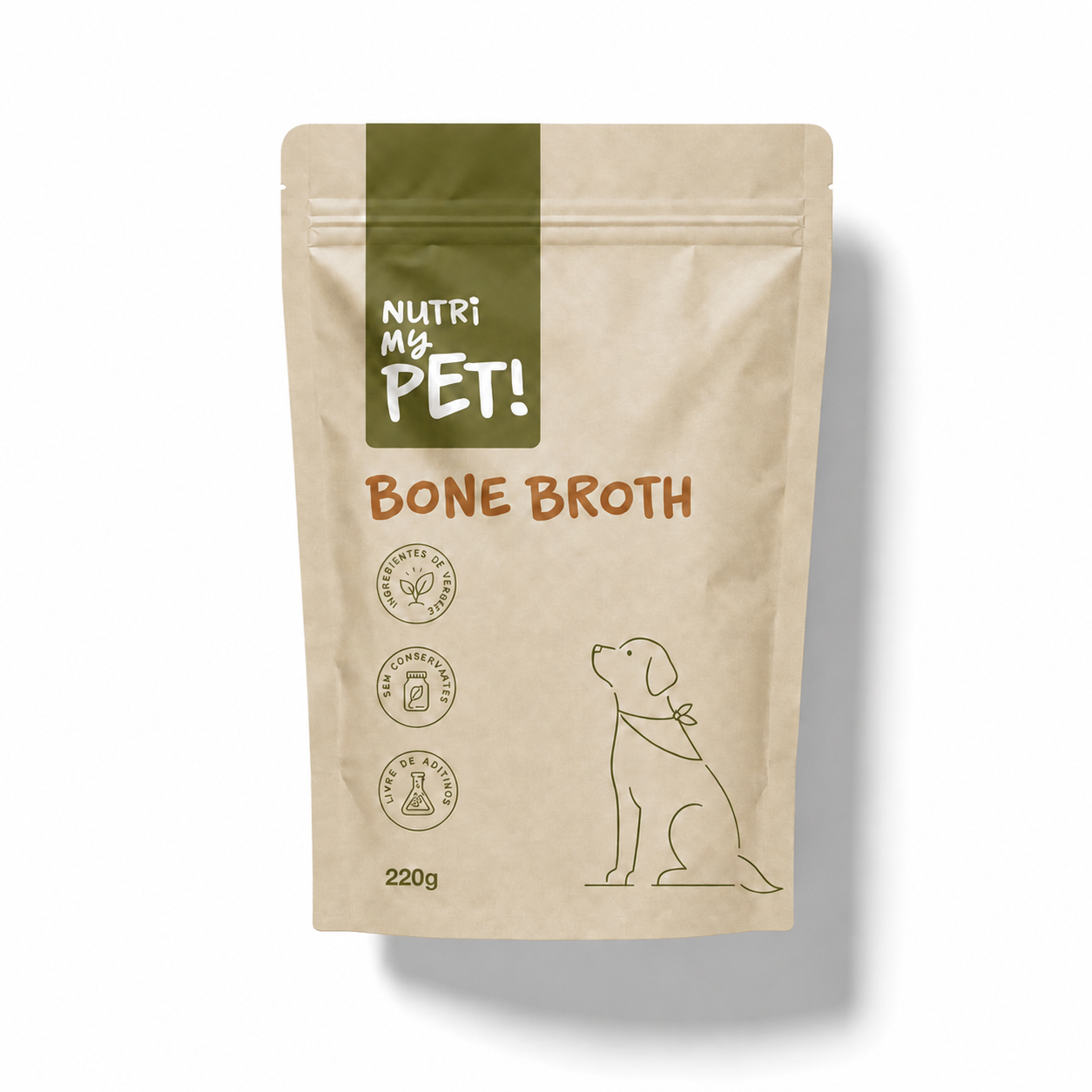 Pacote de Bone Broth Nutri My Pet